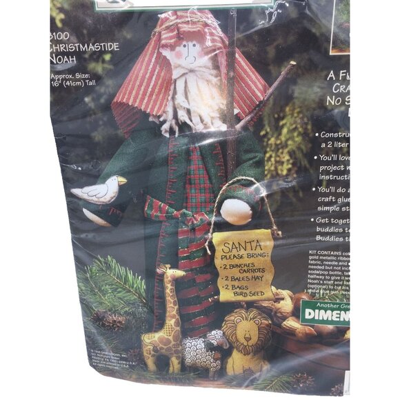 Christmastide Noah Christmas Craft Project Kit Bottle Buddies Dimensions 18100 - Picture 3 of 8